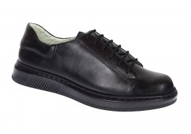 Pantofi barbati casual din piele naturala Negru Cairo 5 R5N